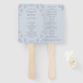 シンプルブループログラムハンドファン ハンドファン (正面&裏面)