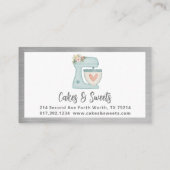 シンプルブルーミキサフローラケーキベーカリー事業 ロイヤリティカード (裏面)