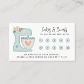 シンプルブルーミキサフローラケーキベーカリー事業 ロイヤリティカード (正面)