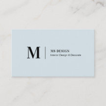 シンプルブルーモダンミニマリスト