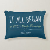 シンプルブルー　すべてはここから始まった アクセントクッション (正面)