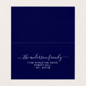 シンプルブロックカラー、新しいアドレスカード 名刺 (内部フラット)