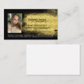 シンプルブローカー健康税ブラック金ゴールド名刺 名刺 (正面/裏面)