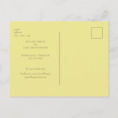 シンプルブ結婚テリー救エロの日 ポストカード (裏面)