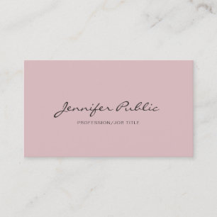 シンプルプモダンライエレガントン色プロフェッショナル 名刺