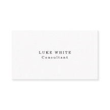 シンプルプレインクラシカルホワイトプロフェッショナルクリエイティブ