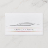 シンプルプレインレッドマルーン車の名刺 名刺 (正面)