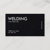 シンプルプレミアム溶接機 名刺 (裏面)