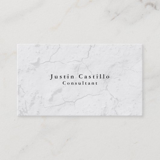 シンプルプレーンエレガントグレモダンイ 名刺 (正面)