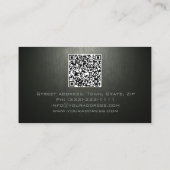 シンプルプレーンカスタムモノグラム不動産仲介業者 名刺 (裏面)