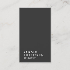 シンプルプレーングレートレンディーミニマモダンリスト 名刺