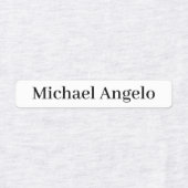 シンプルプレーン名前をカスタムするラベル ラベル (デザイン1)