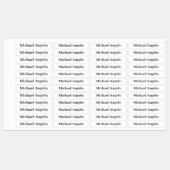 シンプルプレーン名前をカスタムするラベル ラベル (シート)