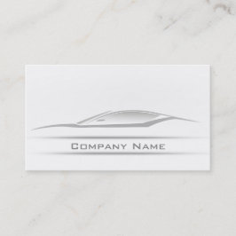 シンプルプレーン灰色ラインカービジネスカード 名刺