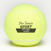 シンプルプロテモダンニススポーツパーソナライズされた、 テニスボール (正面)