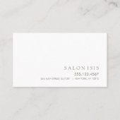 シンプルプロフェッショナルアポイントメントアラーム 予約カード (裏面)