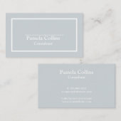 シンプルプロフェッショナルエレガエレガントモダンンス 名刺 (正面/裏面)