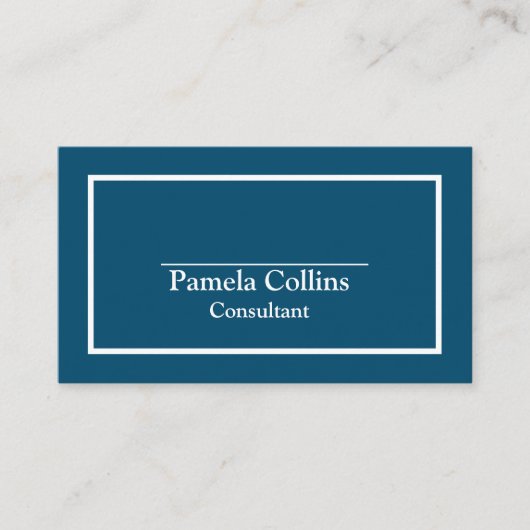 シンプルプロフェッショナルエレガエレガントモダンンス 名刺 (正面)