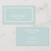 シンプルプロフェッショナルエレガエレガントモダンンス 名刺 (正面/裏面)