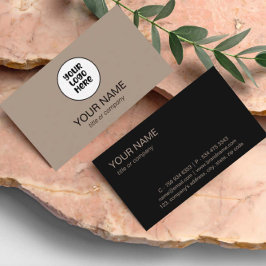 シンプルプロフェッショナルエレガントカスタムロゴミニマリスト 名刺