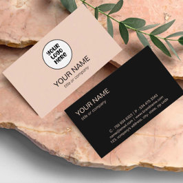 シンプルプロフェッショナルエレガントカスタムロゴミニマリスト 名刺