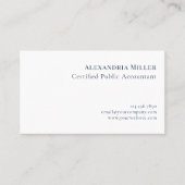 シンプルプロフェッショナルエレガント名刺 名刺 (正面)