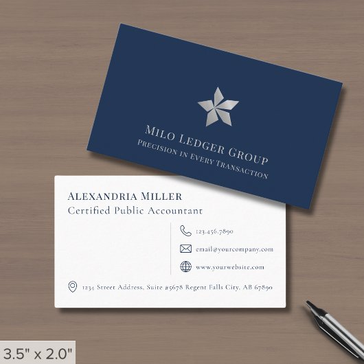 シンプルプロフェッショナルエレガント名刺 名刺