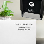 シンプルプロフェッショナルカスタムの会社名と住所 セルフインキングスタンプ