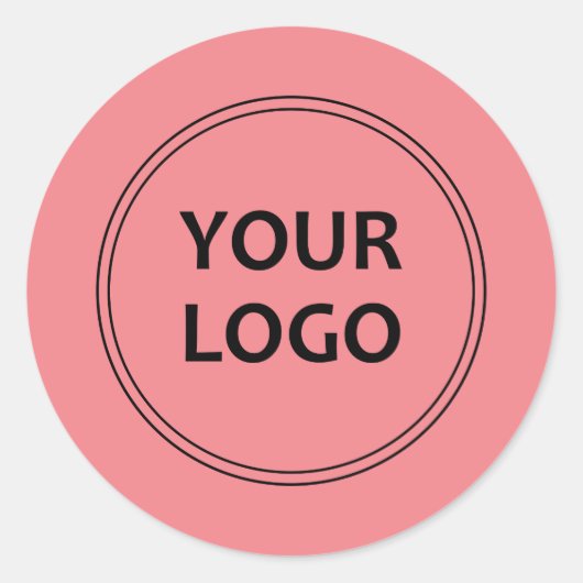 シンプルプロフェッショナルカスタムステッカー ラウンドシール (正面)