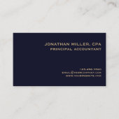 シンプルプロフェッショナルクラシック 名刺 (正面)