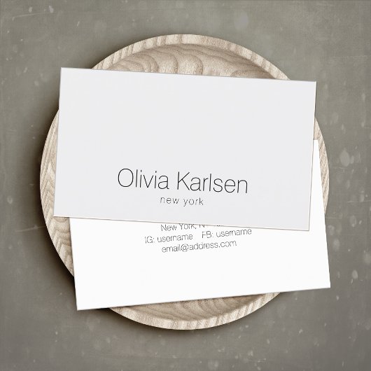 シンプルプロフェッショナルグレイモダング 名刺