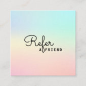 シンプルプロフェッショナルパステルモダンシェード 紹介カード (正面)