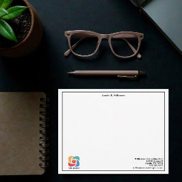シンプルプロフェッショナルビジネスロパーソナライズされたゴ ノートカード