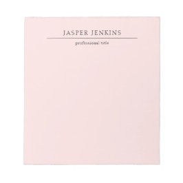 シンプルプロフェッショナルビジミニマルモダンネス ノートパッド