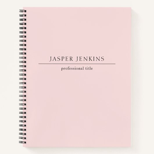 シンプルプロフェッショナルビジミニマルモダンネス ノートブック (正面)