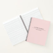 シンプルプロフェッショナルビジミニマルモダンネス ノートブック (内部)