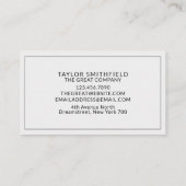 シンプルプロフェッショナルブモダンルー海 名刺 (裏面)