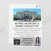 シンプルプロフェッショナルブローカ実在ー投資家 ポストカード (正面/裏面)