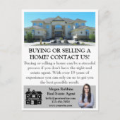 シンプルプロフェッショナルブローカ実在ー投資家 ポストカード (正面)