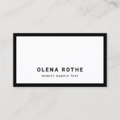 シンプルプロフェッショナルブ縁どロワ縁どイ コーリングカード (正面)