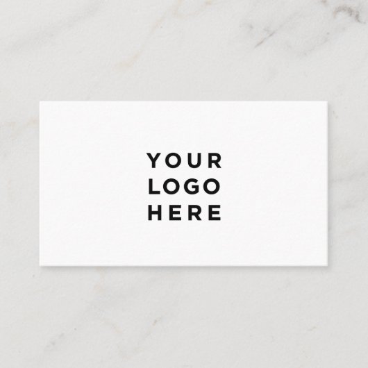 シンプルプロフェッショナルホワイト 名刺 (正面)