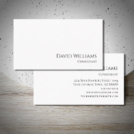 シンプルプロフェッショナルミニマモダンリスト 名刺