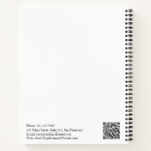 シンプルプロフェッショナルミニマルモダン事業 ノートブック (裏面)