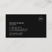 シンプルプロフェッショナルミニマル 名刺 (裏面)