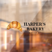 シンプルプロフェッショナルモダンの新ベーカリーエコ ウィンドウサイン (シート2)