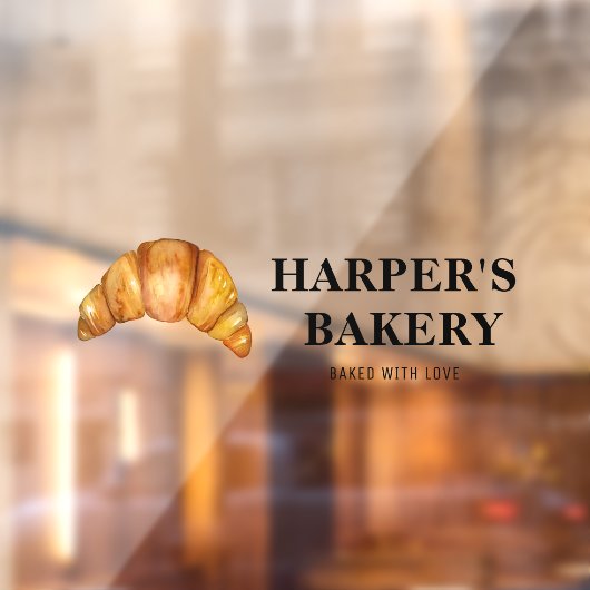 シンプルプロフェッショナルモダンの新ベーカリーエコ ウィンドウサイン (シート2)