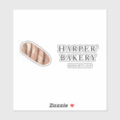 シンプルプロフェッショナルモダンの新ベーカリーエコ シール (シート)