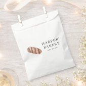 シンプルプロフェッショナルモダンの新ベーカリーエコ フェイバーバッグ (クリップ留めされた状態)