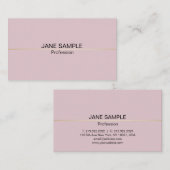 シンプルプロフェッショナルモダンエレガントデザイン 名刺 (正面/裏面)