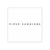 シンプルプロフェッショナルモダンタイポグラフィブランドロゴ ラバースタンプ (インプリント)